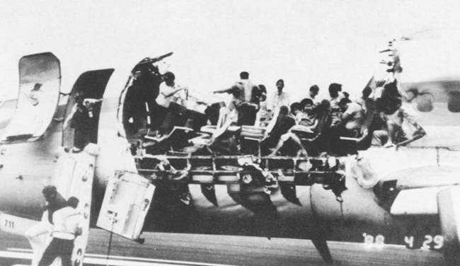 Avi�o com trinca de fadiga