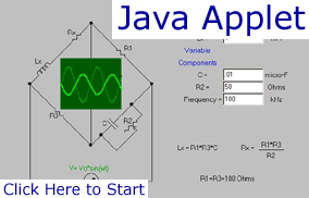Aplicativo Java Ponte Maxwell-Wien