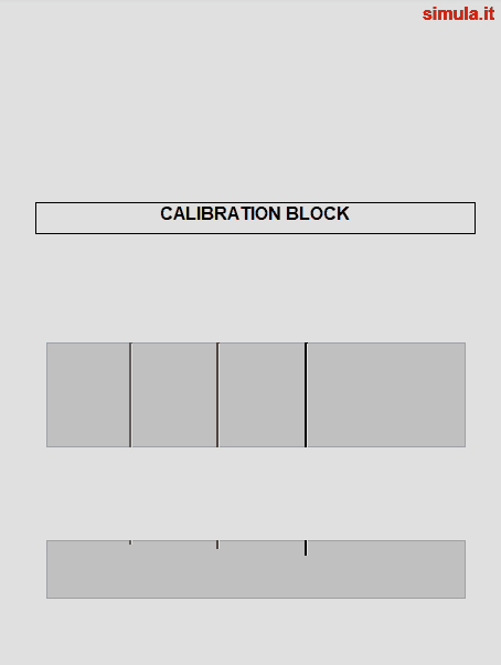 Bloco de calibração Bloco de calibração